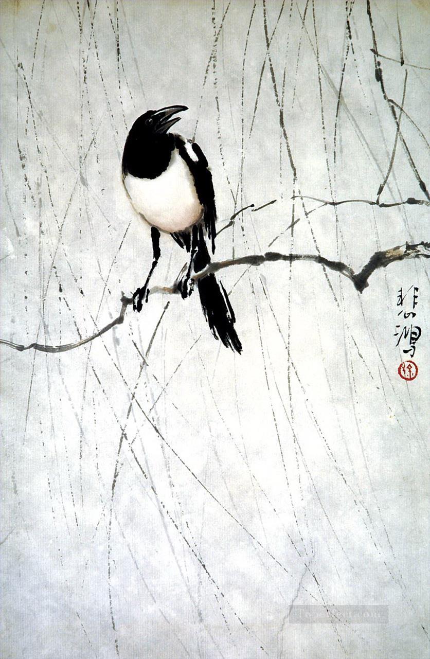 Xu Beihong bird old China ink Oil Paintings